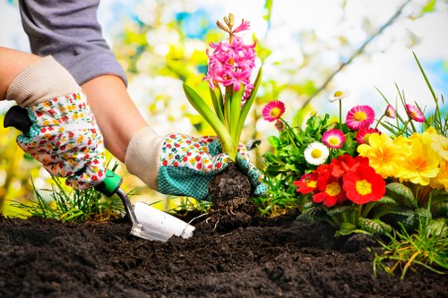Risk assessed garden maintenance with safe working practices