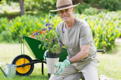 Seasonal gardening services in Crook Log improving lawn and planting areas
